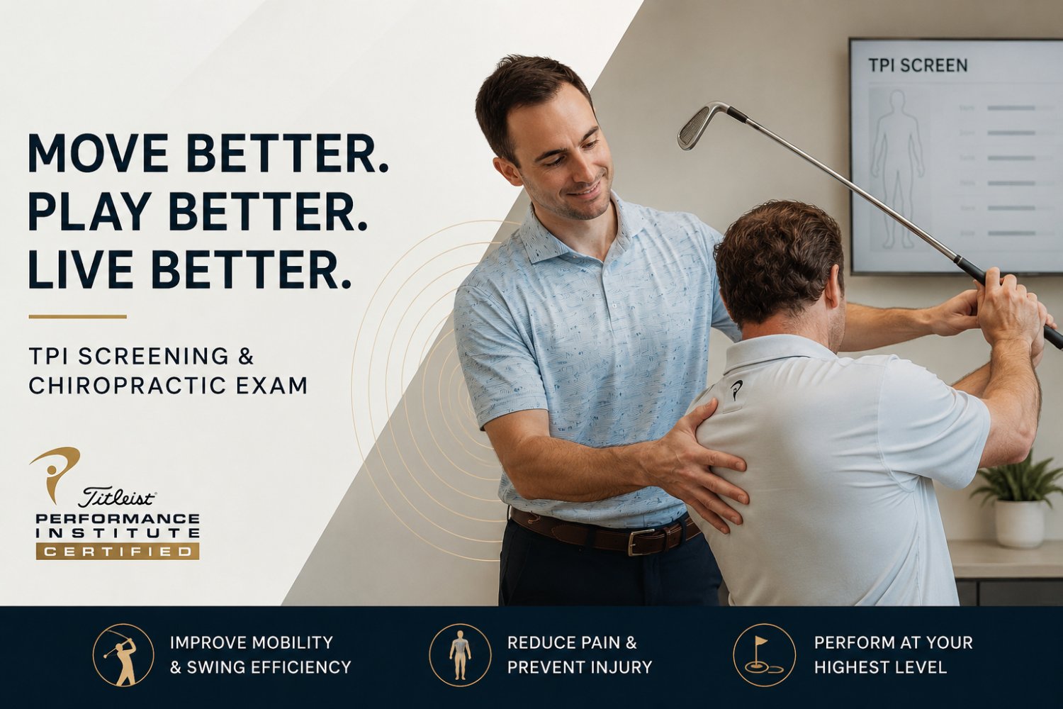 Dr. Jeremiah Cox — TPI Screening & Chiropractic Exam